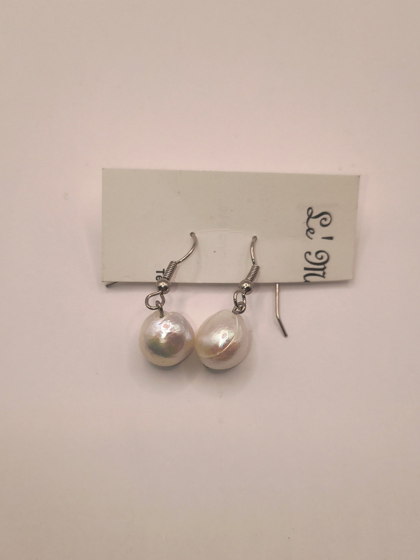 Freshwater pearl earrings