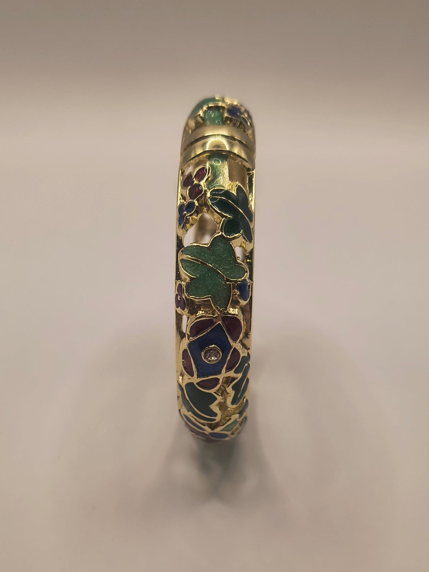 Polished ornate floral bracelet H