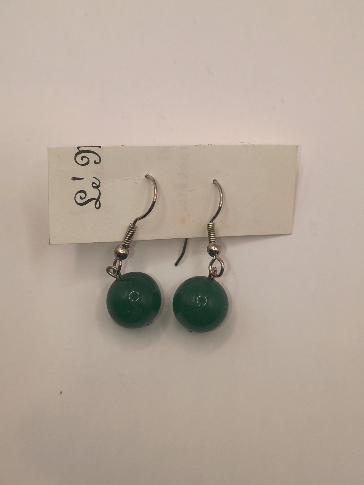 Jade earrings