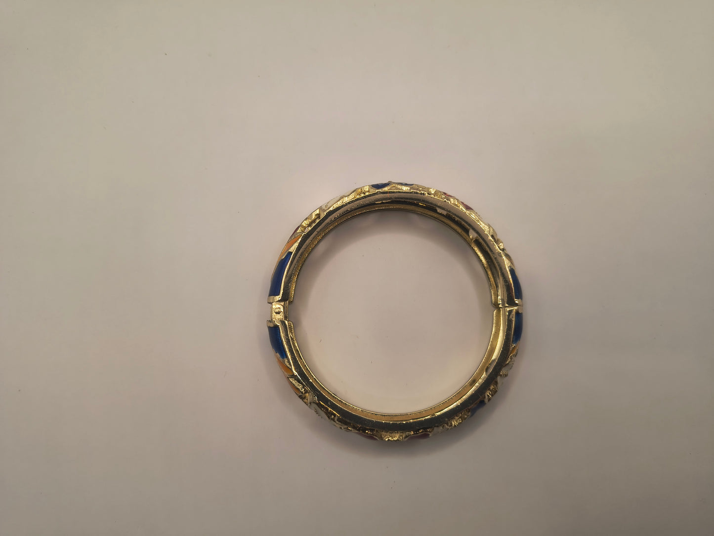 Polished ornate floral bracelet I