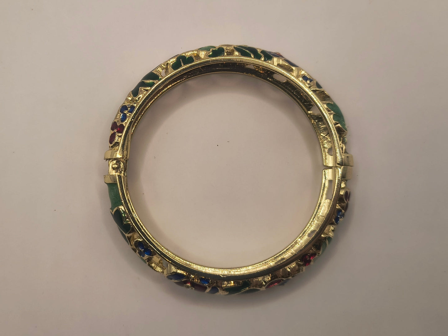 Polished ornate floral bracelet H